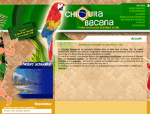 Tablet Screenshot of chiquita-bacana.com